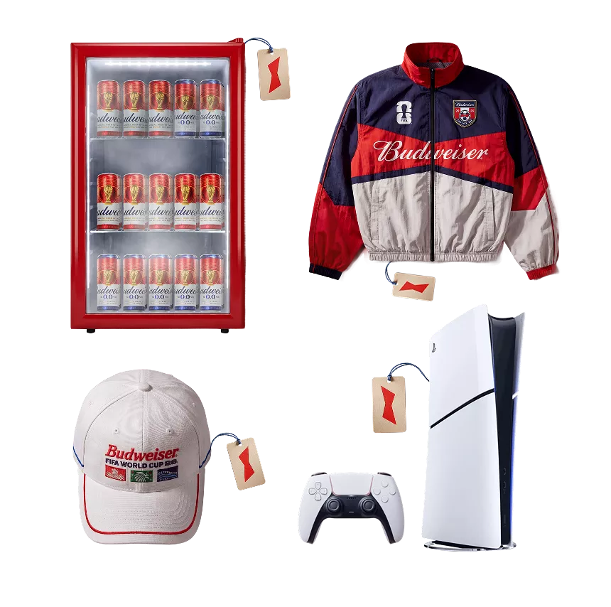 Promoção Bud Fan Store | Concorra a milhares de prêmios da Copa 26