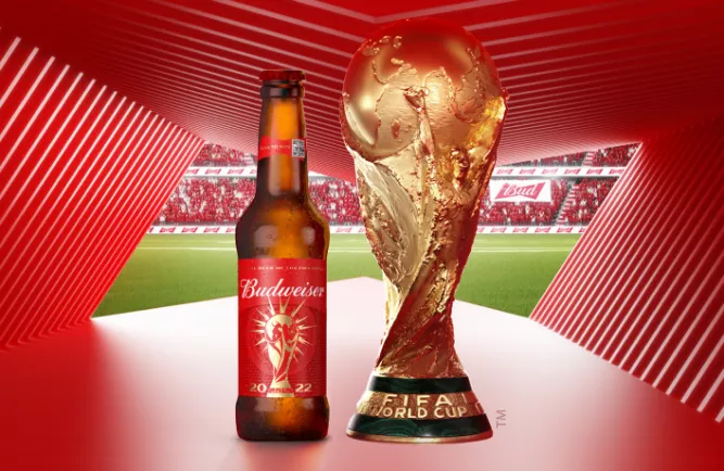 Budweiser y trofeo Budweiser y trofeo
